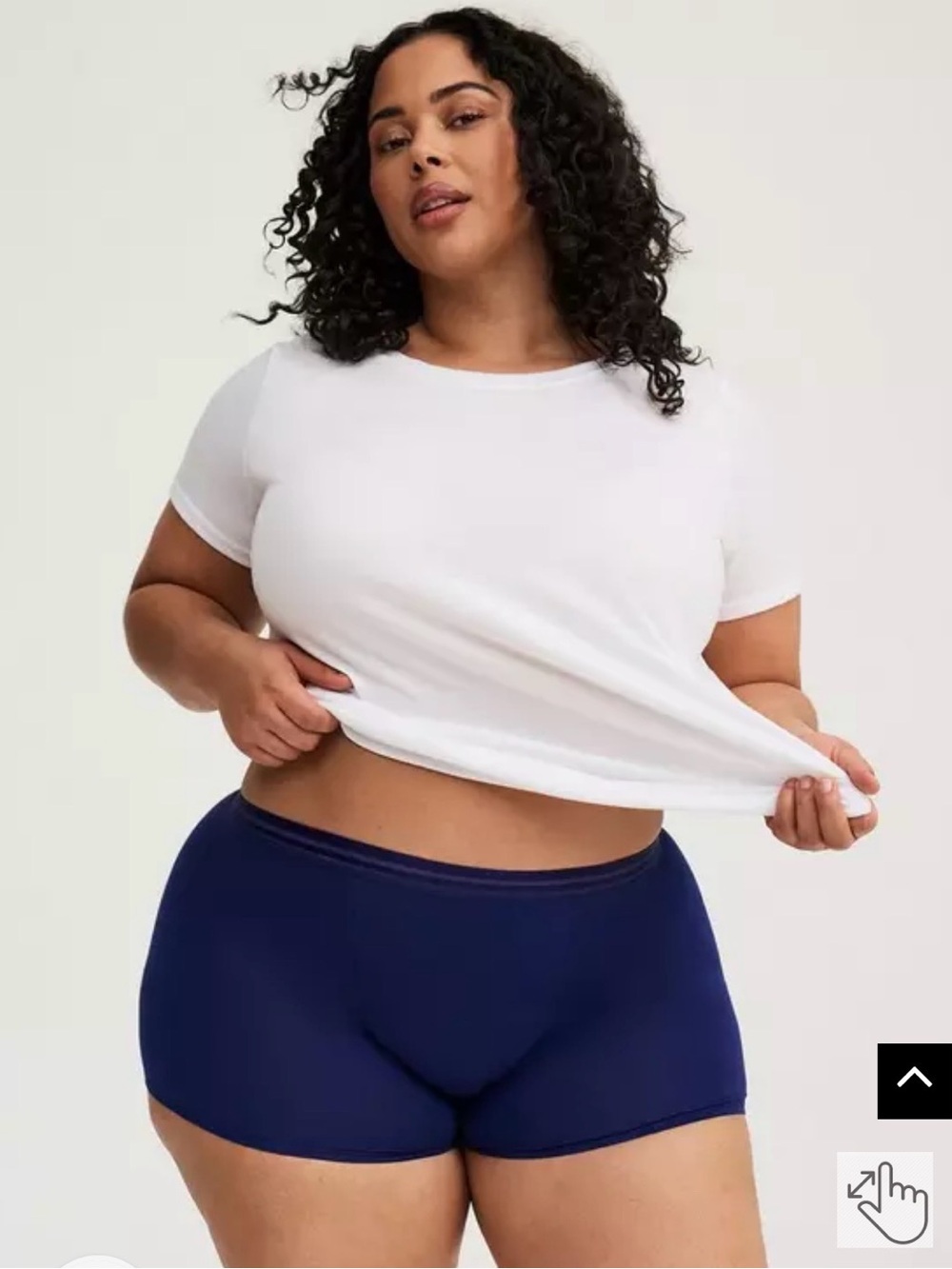 New Torrid Leakproof Cotton High-Rise Shortie Panty Blue Size 6 (Set of 2)